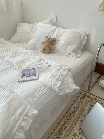 Solid color summer cool air-conditioned thin summer blanket