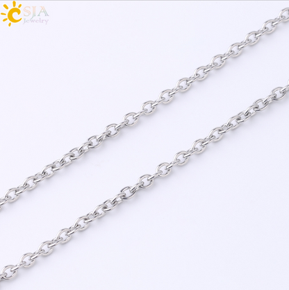 CSJA Vintage Large Natural Stone Sword-Shaped Pendant Jewelry Striped Crystal Agate Tiger Eye Jewelry Pendant Without Chain