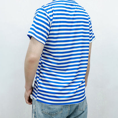 Russian Paratrooper Short-Sleeved Breton Shirt (Unisex) – Quick-Dry, Breathable, Sweat-Wicking