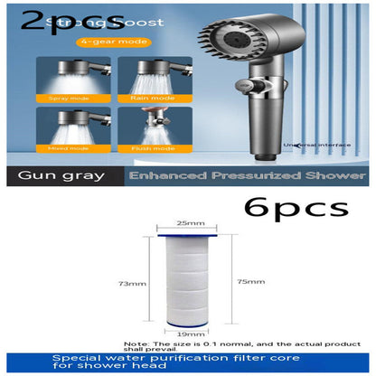 Adjustable Supercharged Shower Head