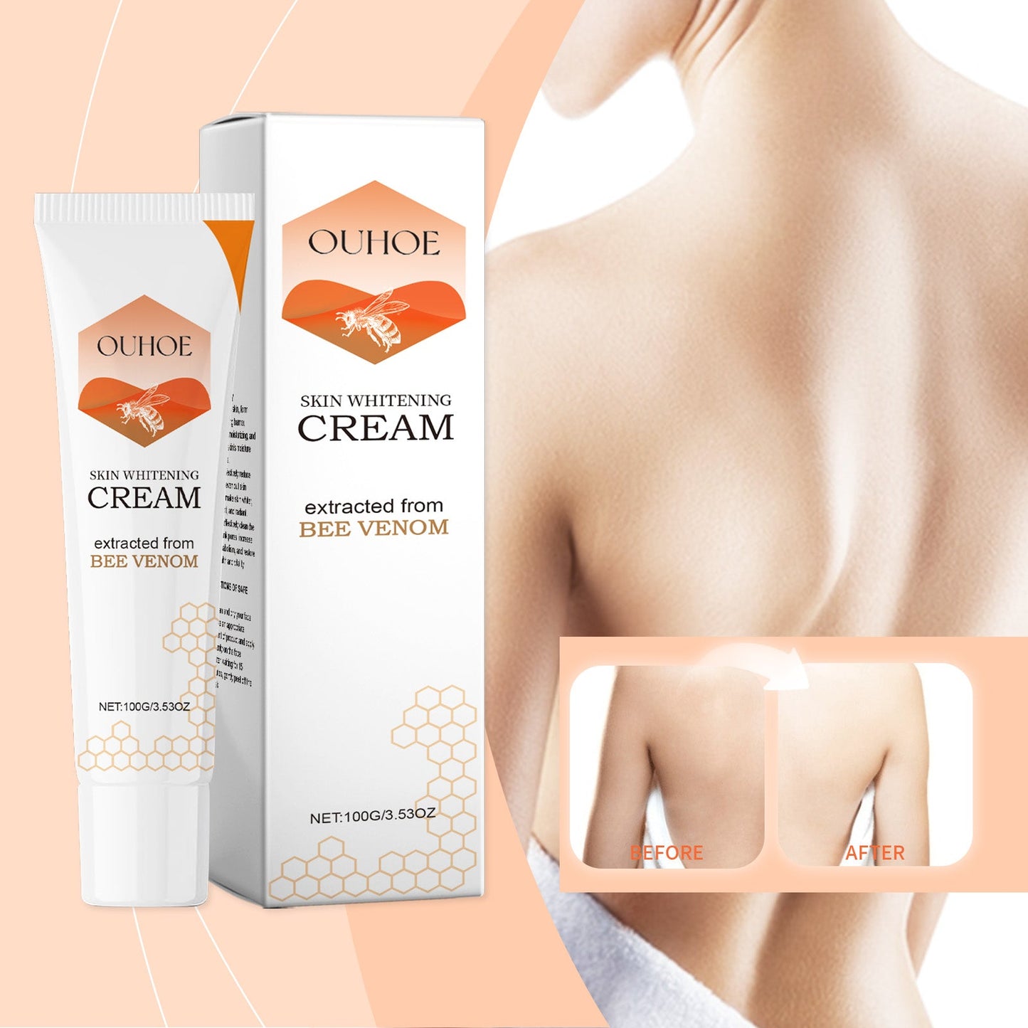 Brightening Cream Moisturizes The Body And Brighens The Skin