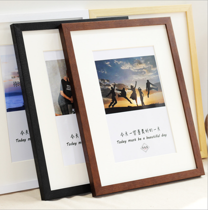 Developing photos, customizing solid wood picture frame, wall hanging 8k4ka3a4 36 "24 20" advertising poster mounting