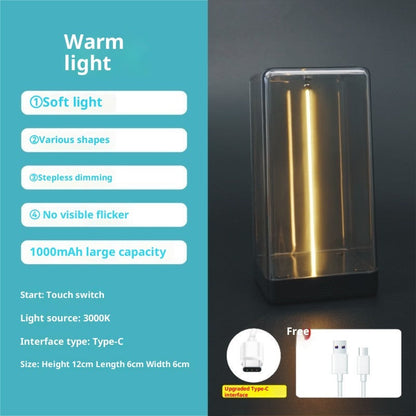 Charging Quantum Wire Atmosphere Small Night Lamp Bedroom Bedside Lamp