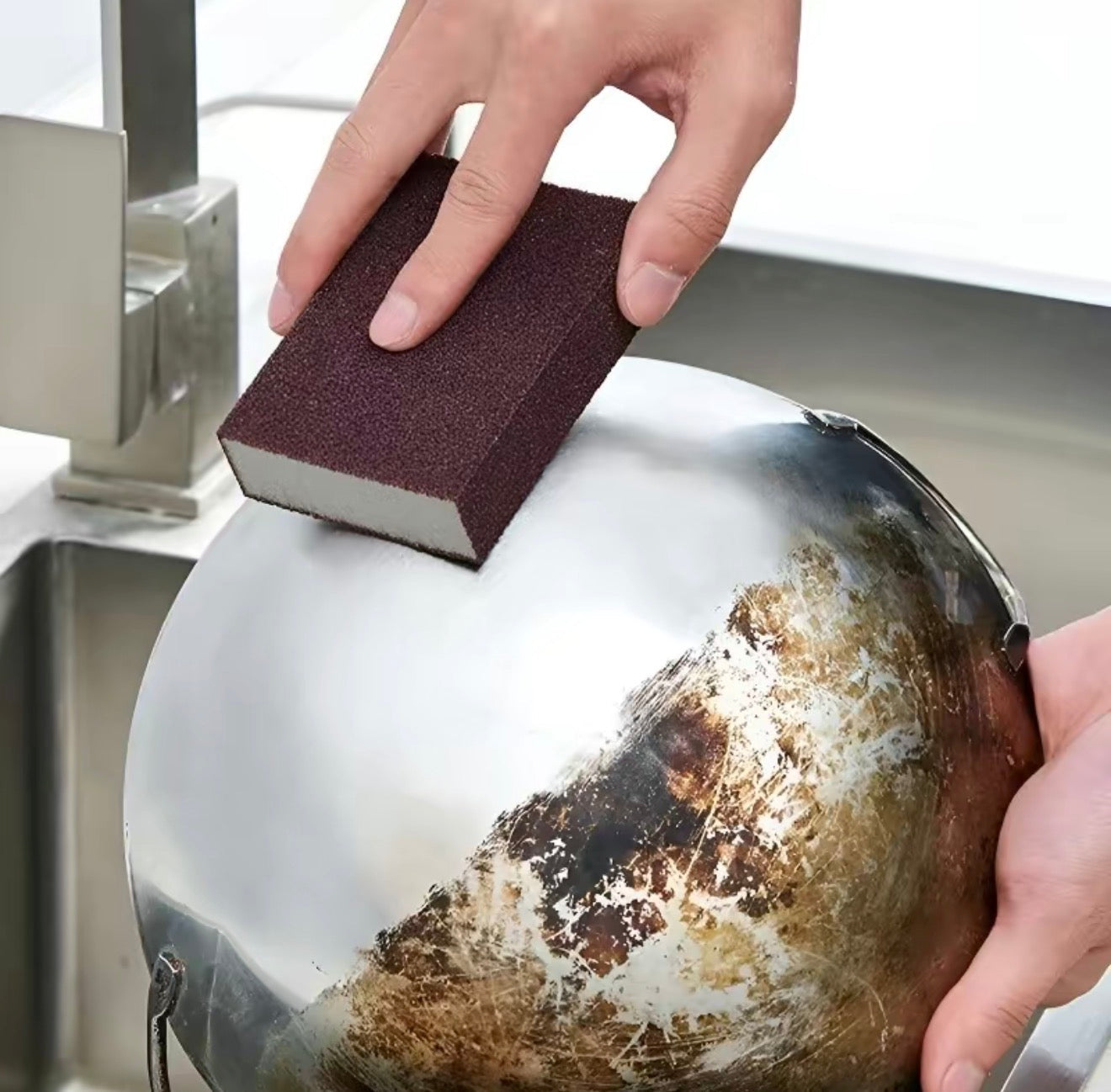 SparkScrub Emery Cleaning Sponge