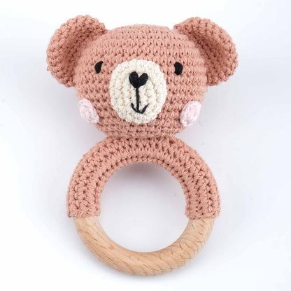 Carving Name Baby Soothing Bell Newborn Gift Bath Gift Knitted Cartoon Doll