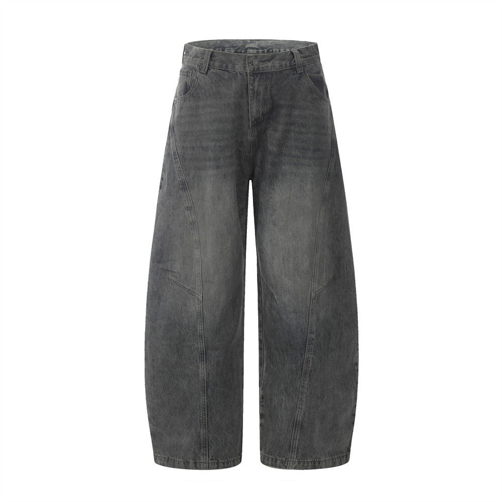 Simple Versatile Loose-fitting Wide-leg Trousers