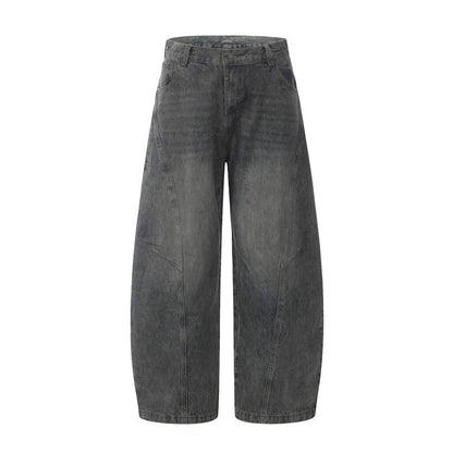 Simple Versatile Loose-fitting Wide-leg Trousers