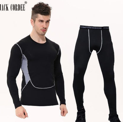 Men's Camouflage Compression Set