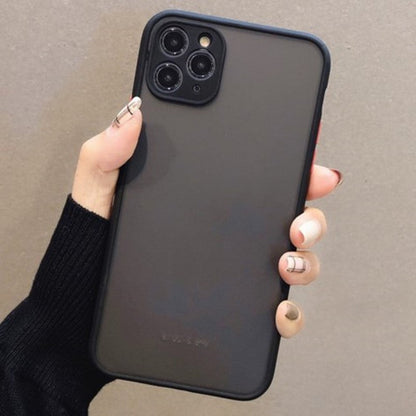 Frosted Color Contrast Mobile Phone Case To Prevent Falling