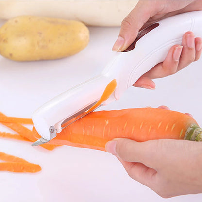Electric Fruit Vegetable Apple Peeler For Knife Potato Peelers Carrot Slicer Kitchen Gadgets Batteries Not Included