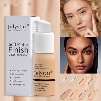 Waterproof Lasting Non Take Off Makeup Concealer Liquid Foundation Beauty Makeup