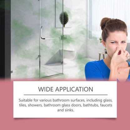 Bathroom Water Stain Remover, Bathroom Glass Door Bathtub Tile Stain Scale Cleaning Cleaner