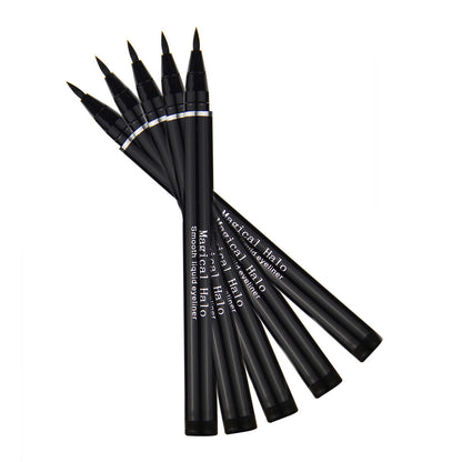 Magical Halo Black Eyeliner Waterproof Sweat-Proof Quick-Drying Hard-Headed Liquid Eyeliner