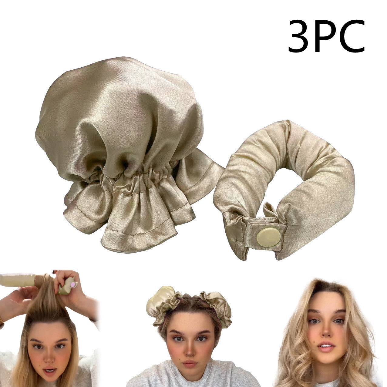 Heatless Cloth-Covered Curling Rod