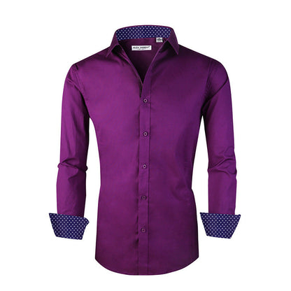 Men's Cotton Stretch Shirt Spring Autumn