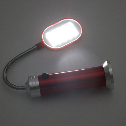 LED Flashlight Flexible 1 Mode Aluminum Desk Light Lamp 15 LED  With Magnet Torch Perfect Companion Light