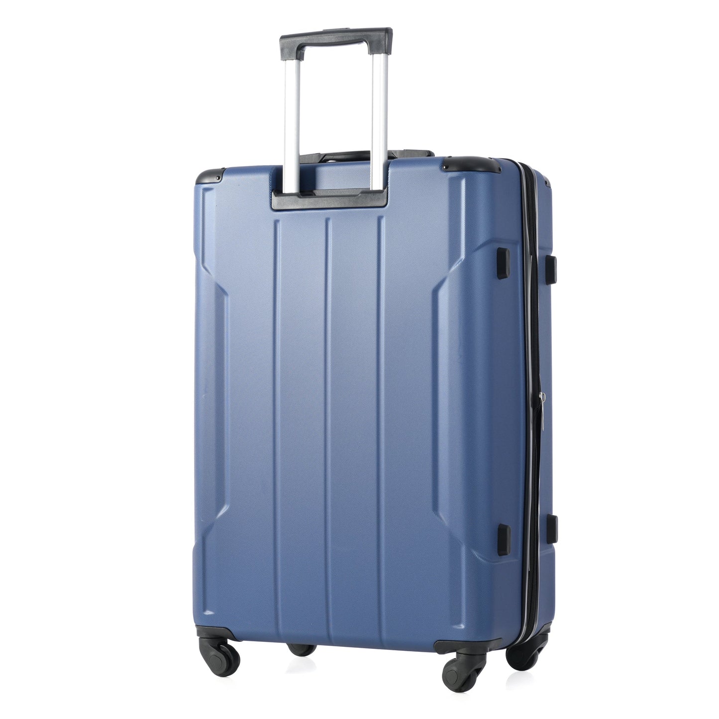 Hardshell Luggage Spinner Suitcase with TSA Lock Lightweight Expandable 24'' (Single Luggage) Blue + ABS + 24 Inch