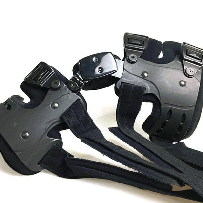 Adjustable unilateral knee joint brace knee internal and external flip corrector support brace orthotic device