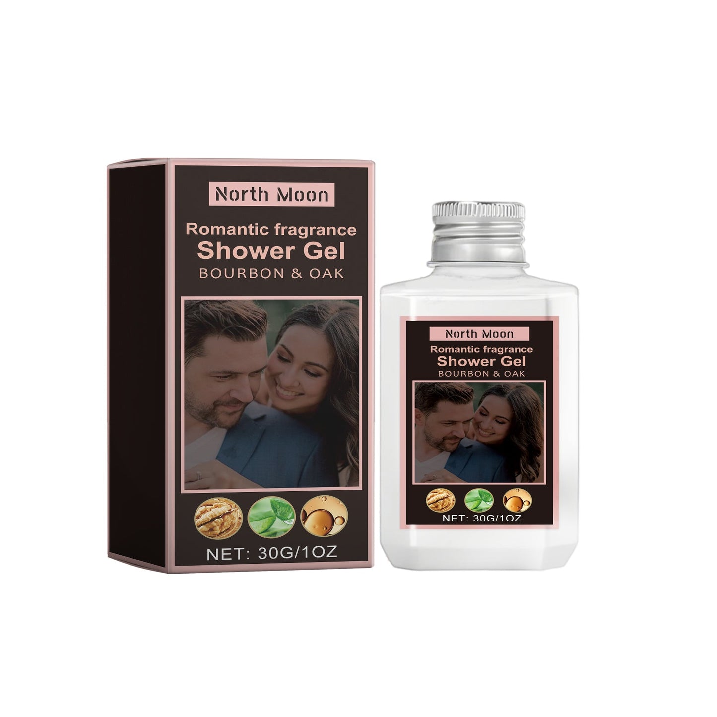 Romantic Fragrance Shower Gel, Gentle Cleansing Beauty Care Fresh Moisturizing Fragrance Shower Gel