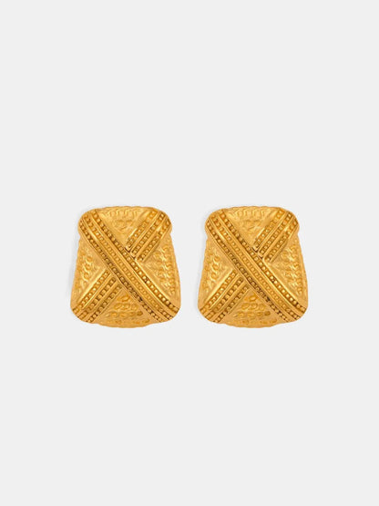 Titanium Steel Geometric Shape Earrings