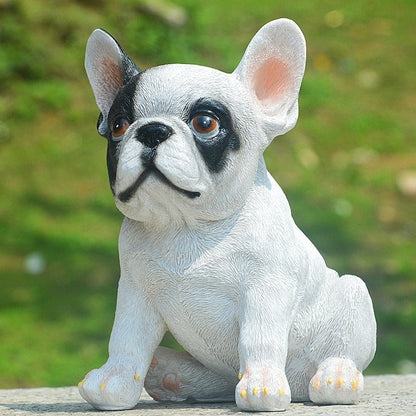 Little Bulldog ornament resin