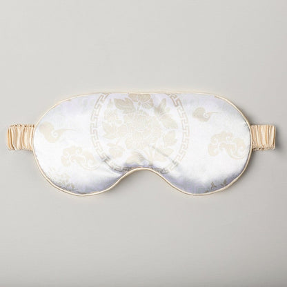 Double-Sided Imitation Silk Eye Mask Satin Silk Eye Protection Blackout Sleep Mulberry Silk Eye Mask Printed Spot Wholesale