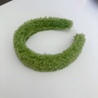 Plush headband hair clip
