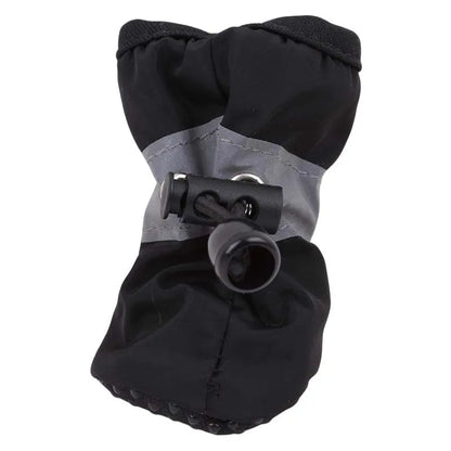 New 4pcs Pet Dog Shoes Anti-slip Rain Snow Boot Thick Warm For  Small Cats Dogs Puppy Dog Socks Booties