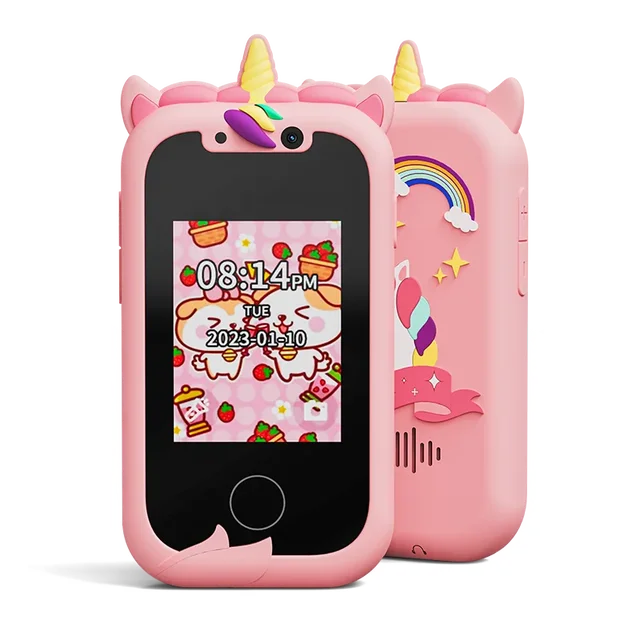 Kids Smart Phone Camera Toys Touchscreen Learning Toy for 3-12 Year Old Boys Girls Phone MP3 Player Christmas Birthday Gifts