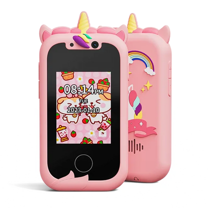 Kids Smart Phone Camera Toys Touchscreen Learning Toy for 3-12 Year Old Boys Girls Phone MP3 Player Christmas Birthday Gifts
