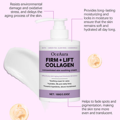 Face Firming Cream Hydrating Moisturizing Gentle Nourishing Elastic Moisturizing Face Skin Brightening Cream