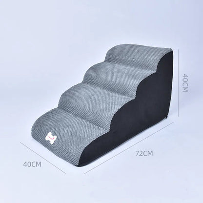 Pet slope stairs anti slip and wear-resistant removable and washable sponge steps