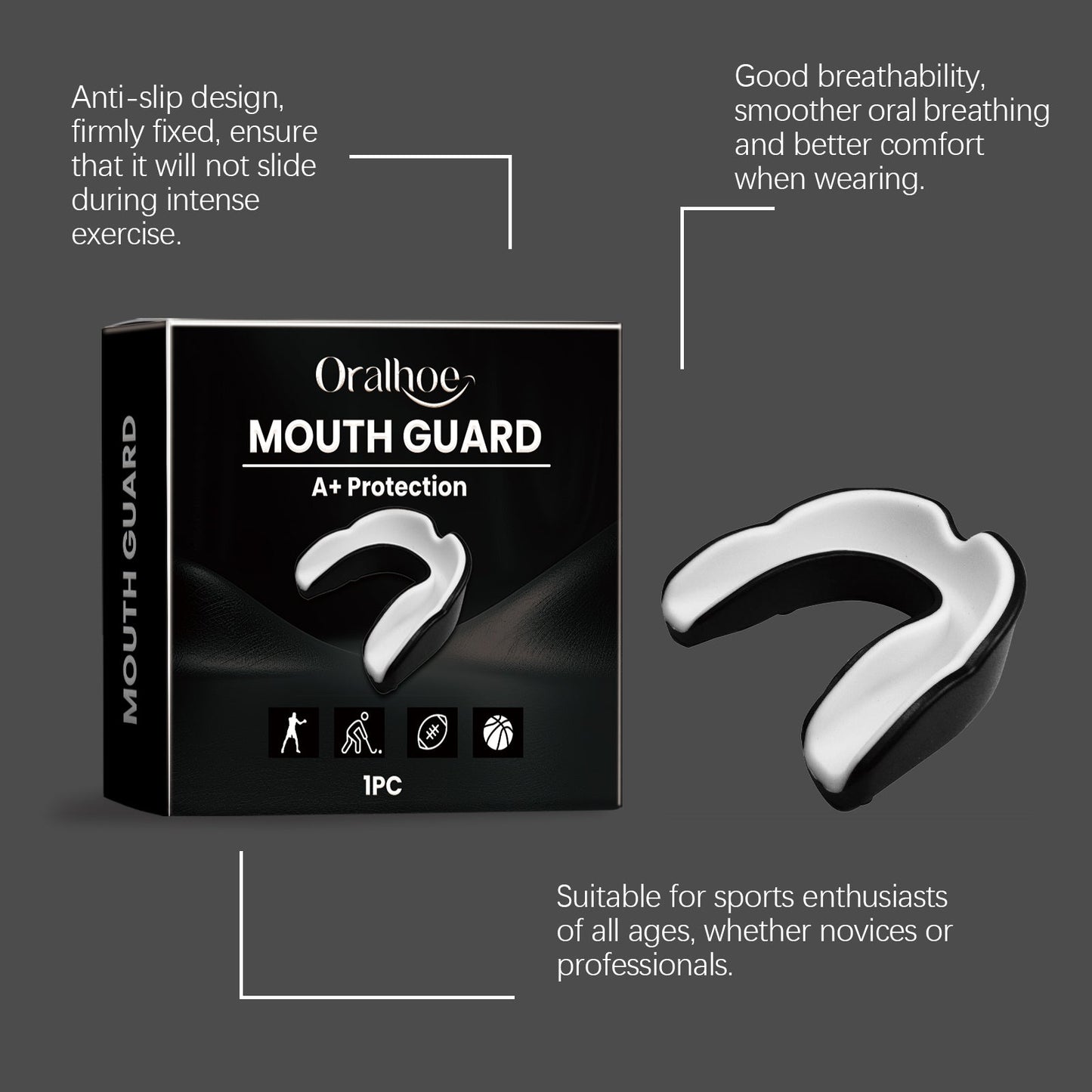 Tooth Protector For Daily Exercise Sanda Taekwondo Tooth Protector For Gum Protection Comfort Care