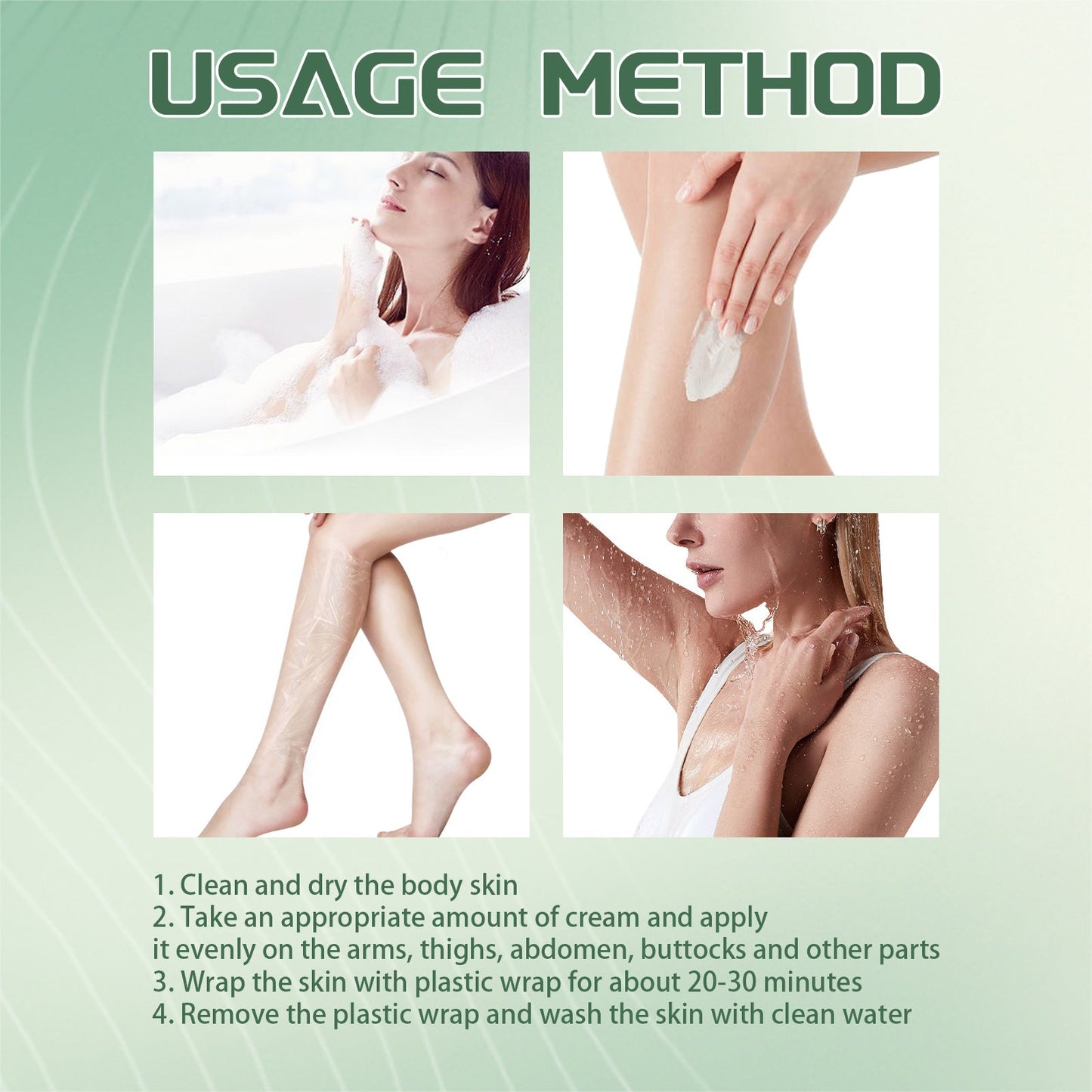 Slim Silhouette Cream, Firming And Soft Body Skin Body Shaping And Slimming Cream