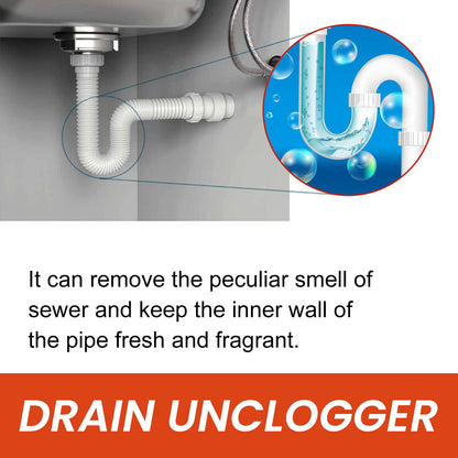 Pipe Dredge Agent, Dissolves The Toilet Toilet Floor Drain Kitchen Sewer Powder Oil Blockage Deodorization