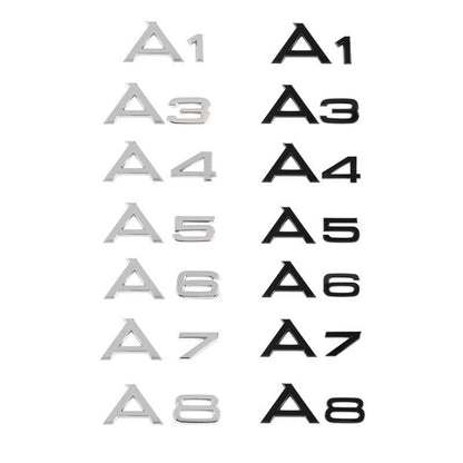 Suitable for Audi logo A3A4A5A6L A8LA4L, rear badge, and car sticker logo