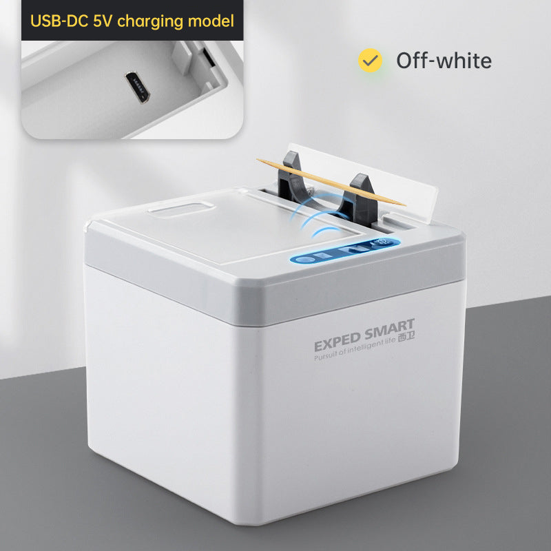 Can sense toothpick box, fully automatic innovation, home restaurant toothpick machine, hotel automatic electric pop-up toothpick cylinder