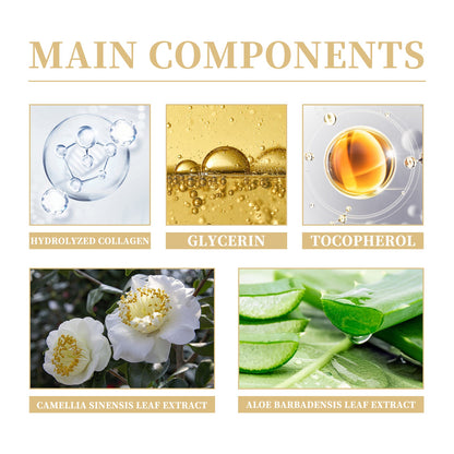 Collagen Cleanser, Moisturizing, Moisturizing And Firming Facial Skin, Cleaning, Anti-Wrinkle, Anti-Aging Eyes