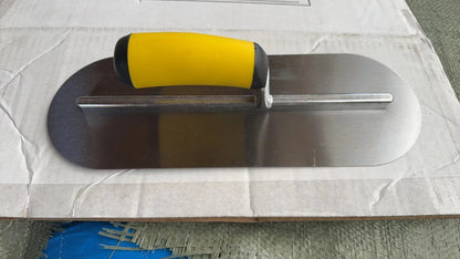 High Quality Stainless Trimming shovel, 35 Cm x 5 cm, very suitable for buckets, slate, plaster, concrete, curved handle, high c