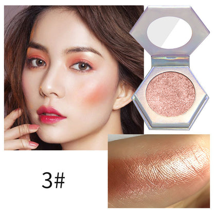 QIBEST Highlighting Powder High Gloss Diamond Sparkling Mashed Potatoes Brightening And Repairing Highlighting Powder