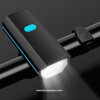 Bicycle lights, headlights, mountain bikes, night riding, charging, strong light flashlight, USB charging, horn lights, riding e