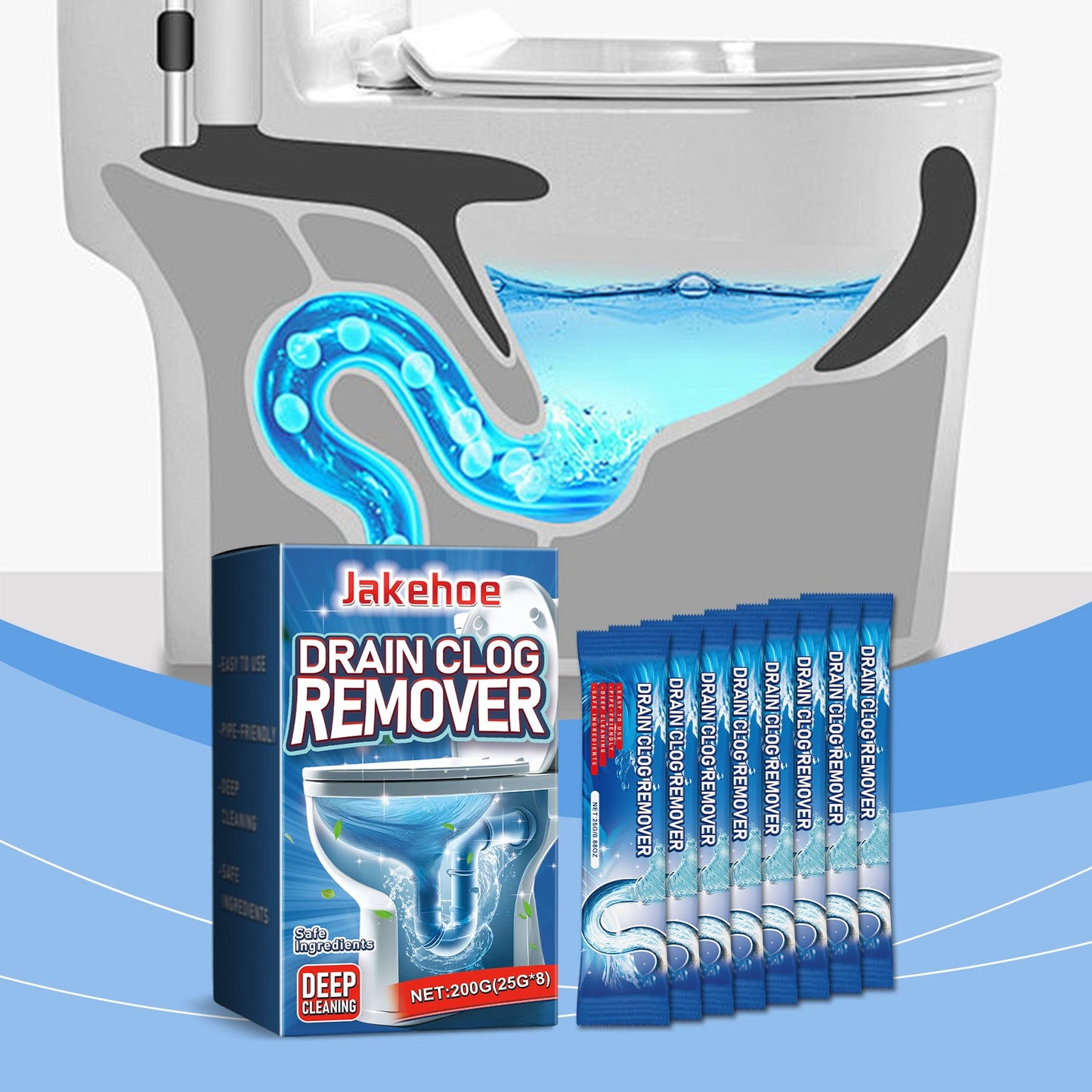 Toilet Toilet Pipe Clog Remover Deodorant Toilet Toilet Pipe Clog Remover