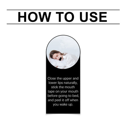 Anti-Snoring Tape Stop Snoring Sleep Tape Pamper Sleep Comfort Breathable Mouth Tape