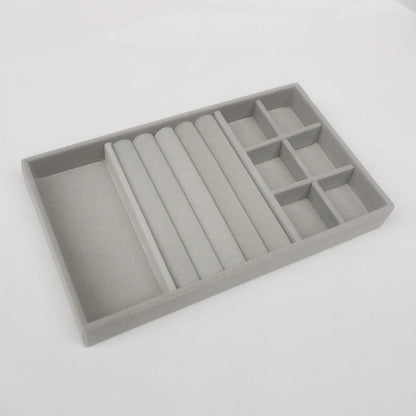 Velvet Stackable Jewelry Organizer, Portable for Rings, Earrings and Necklaces.