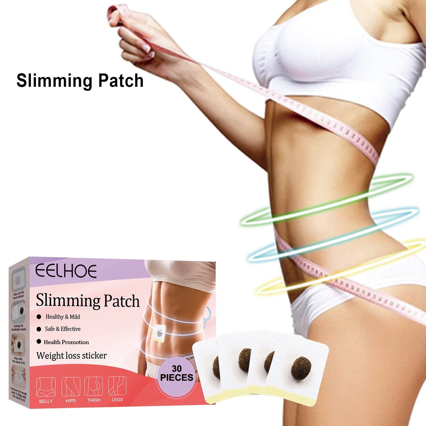 Slimming Patch, Lazy Slimming Body Sculpting Body Belly Button Tight Belly Button Pill Belly Belly Thighs