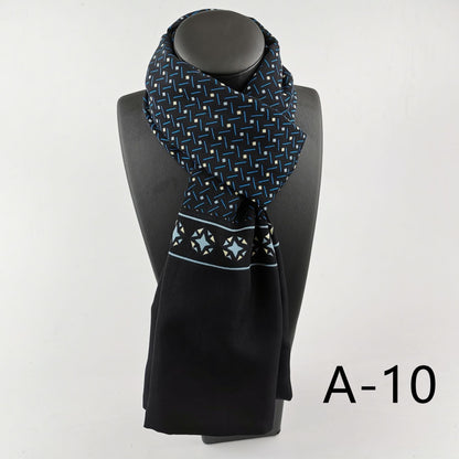 Men's Double Layer Cashmere Washed Warm Scarf