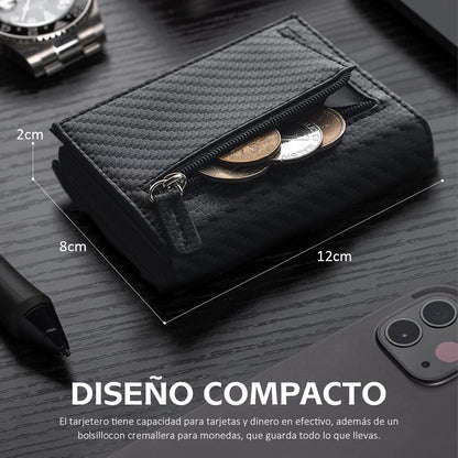 Carbon Fiber Anti-theft Wallet Large Capacity