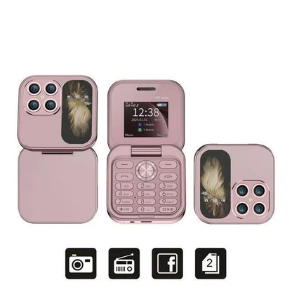 Folding Screen Dual Card Dual Standby 2G Mobile Phone