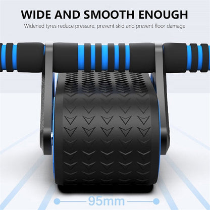 Double Wheel Ab Roller with Rebound