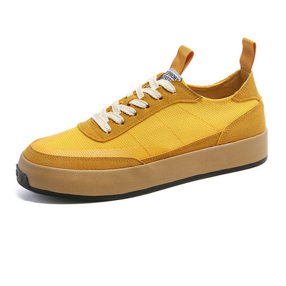 Ice Silk Breathable Board Shoes Canvas Mesh Student
